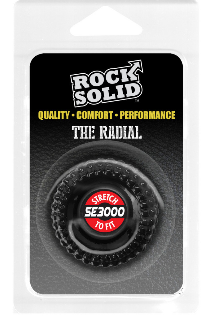 Radial 22mm - prémium fekete péniszgyűrű - Image 2