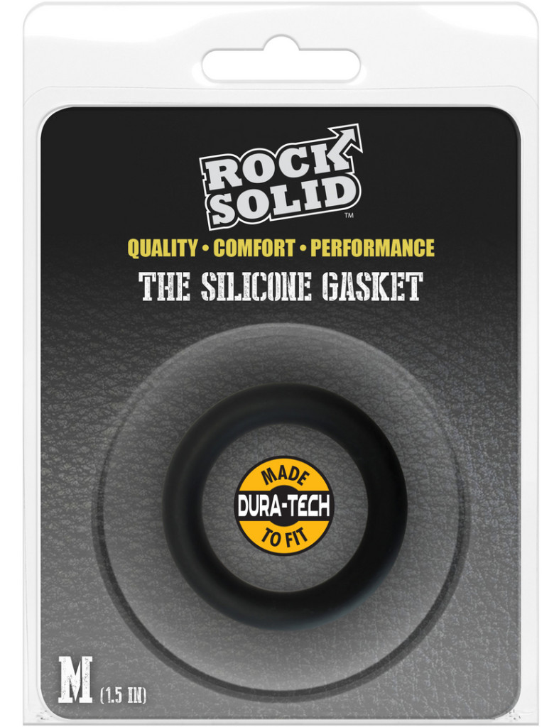 Cockring The Gasket Medium – prémium 36 mm fekete péniszgyűrű - Image 2