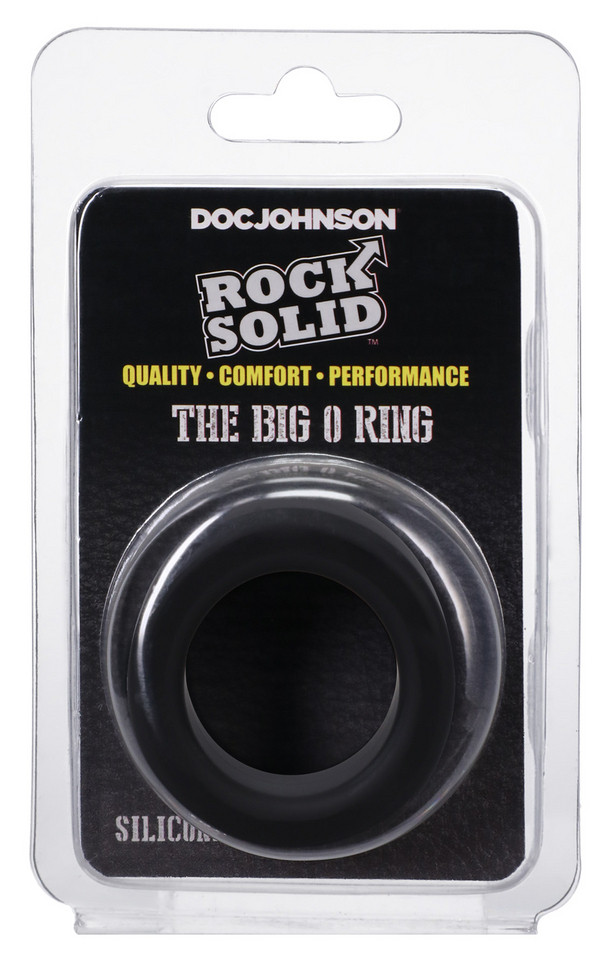 The Big O – prémium 32 mm fekete péniszgyűrű - Image 2
