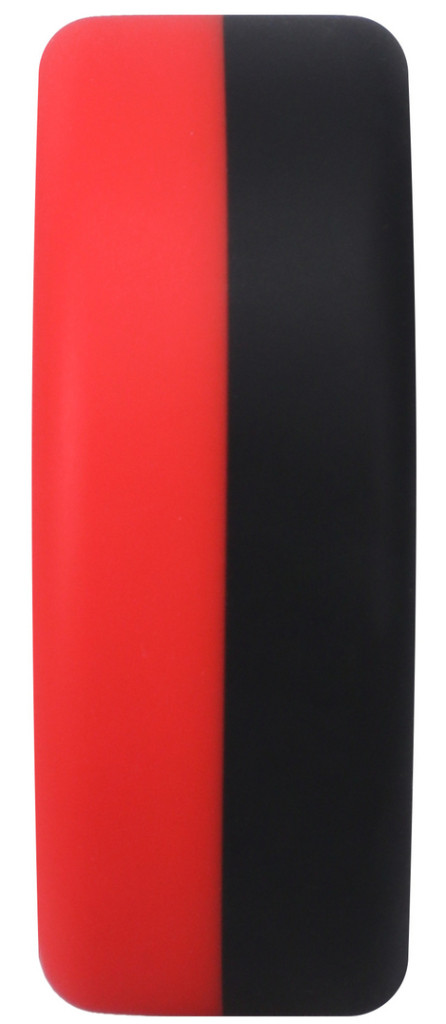 Cockring The Big O – prémium 32 mm-es péniszgyűrű, fekete-piros - Image 4