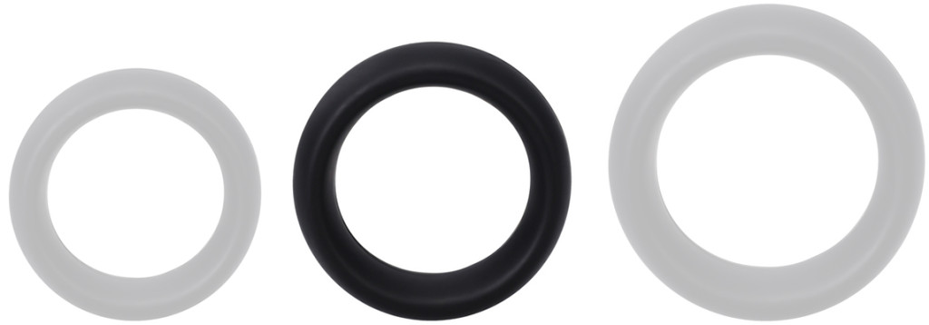 Cockring The Collar Medium – közepes méretű péniszgyűrű, fekete