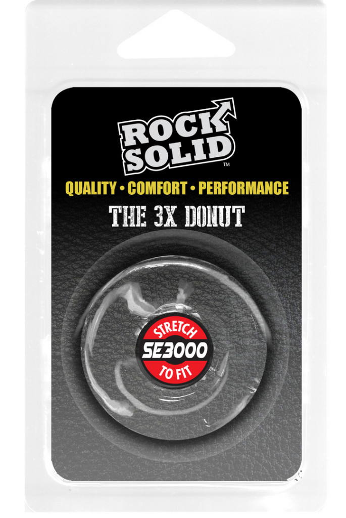 The Donut 3X – átlátszó prémium péniszgyűrű 22 mm - Image 2