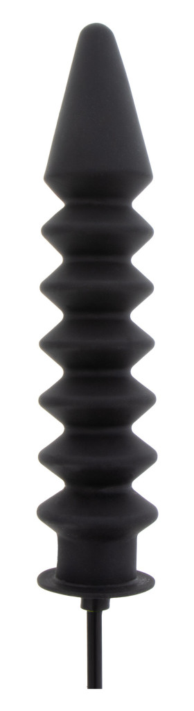 Expert Ráncos Felfújható Dildó – 28 x 6 cm, Fekete - Image 4
