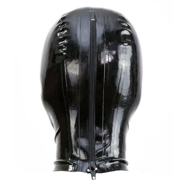 Black Texie – latex balaklava érzéki átöleléssel - Image 7
