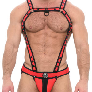 Army Red – férfi jock és hám szett
