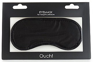 Puha fekete szemmaszk - kényelem és pihentető alvás - Image 2