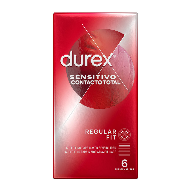 Durex Sensitive Contact – érzéki óvszer 6 darabos kiszerelésben - Image 2