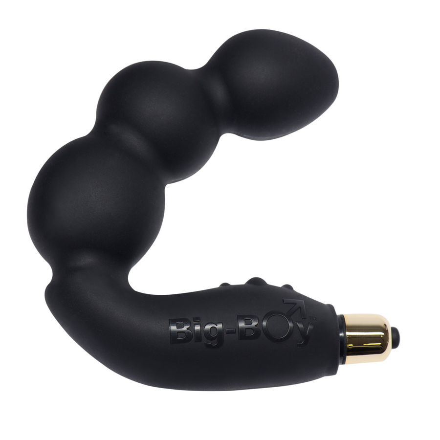 ROCKS-OFF Big-Boy 7V – fekete G-pont stimulátor férfiaknak