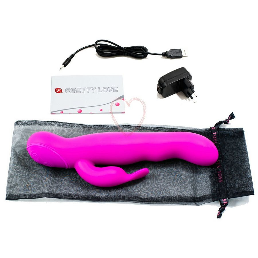 PRETTY LOVE – Prémium forgó vibrátor lila színben - Image 4
