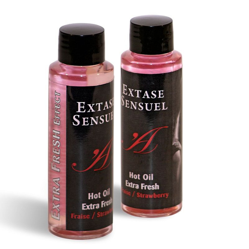 EXTASE SENSUAL – érzéki masszázsolaj friss eper hatással - Image 2