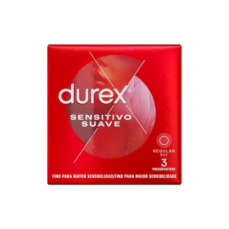 Durex - puha és érzékeny óvszerek 3 db-os kiszerelés - Image 2