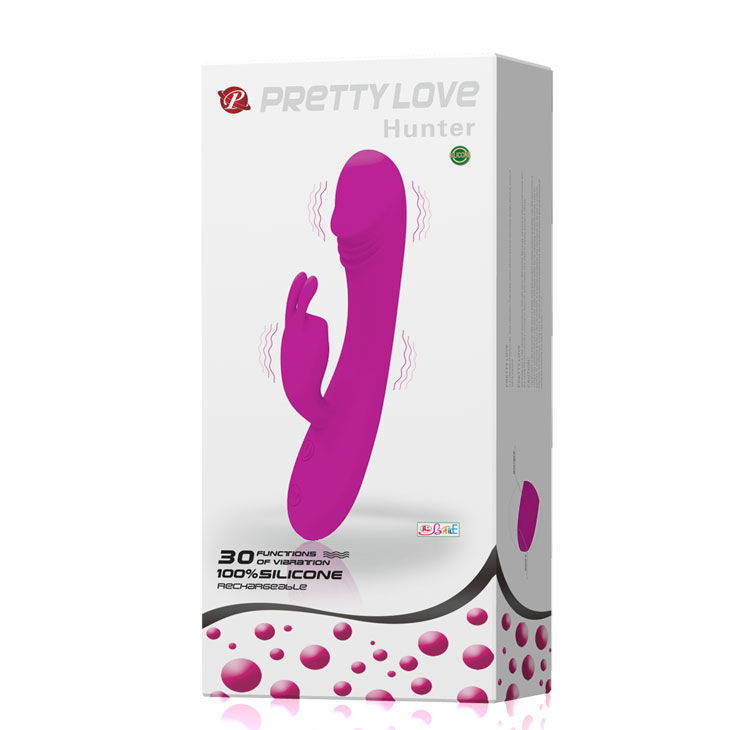 Pretty Love – okos vibrátor nyuszifunkcióval, 30 módon - Image 9