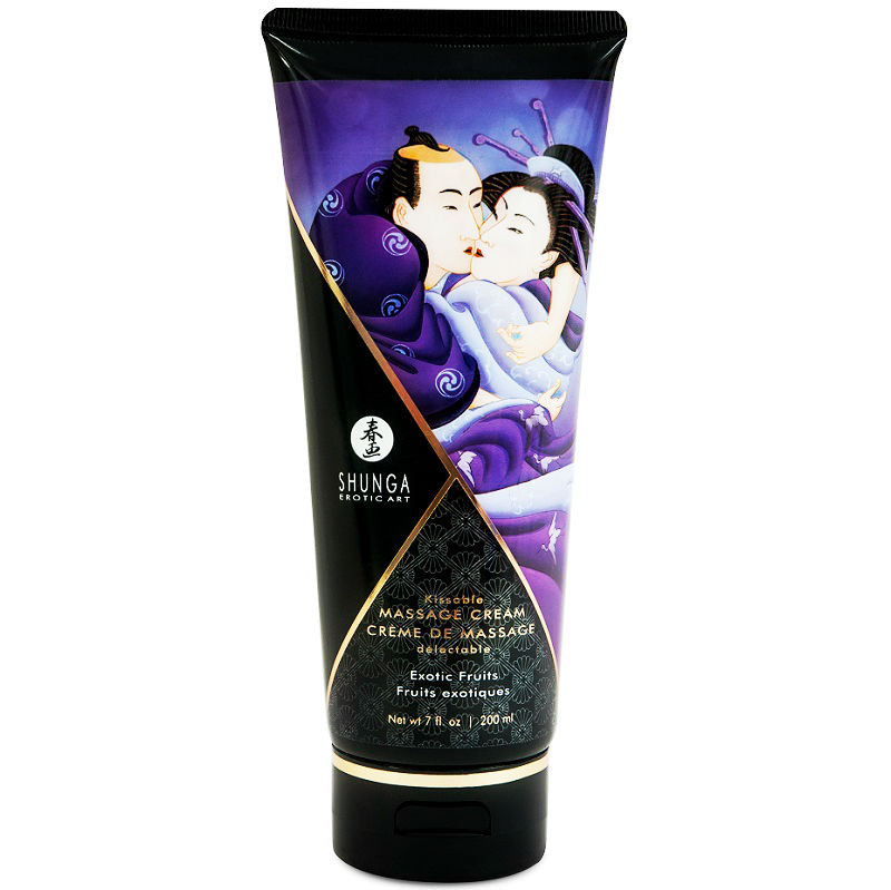 SHUNGA - egzotikus gyümölcsös masszázskrém 200 ml