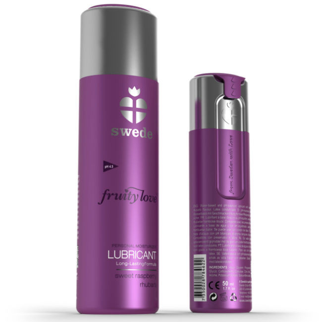 SWEDE - gyümölcsös lubrikáns málna-rhubárbbal 50 ml