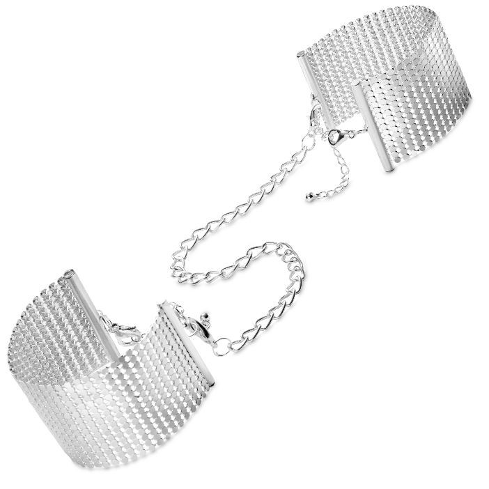 BIJOUX - elegáns ezüst fém bilincs