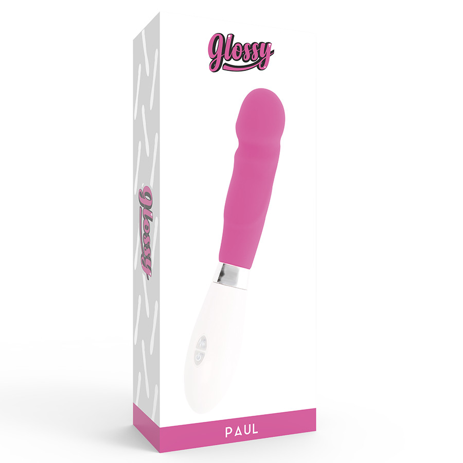 GLOSSY Paul – prémium pink vibrátor érzéki élményekhez - Image 6