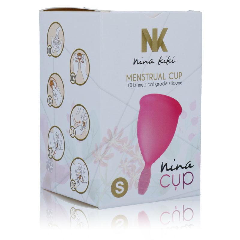 Nina Kikí - Prémium menstruációs kupa S méretben, rózsaszín - Image 2