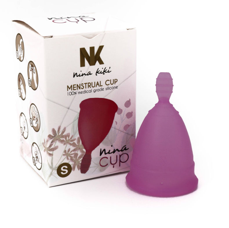 NINA KIKÍ - prémium menstruációs bögre, lila, S méret - Image 2