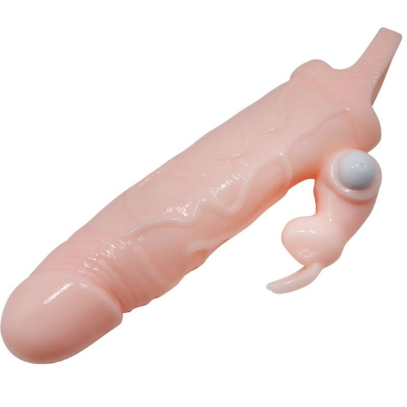 BAILE Brave Man – 16.5 cm-es dupla motoros péniszburkolat nyúlvánnyal - Image 3