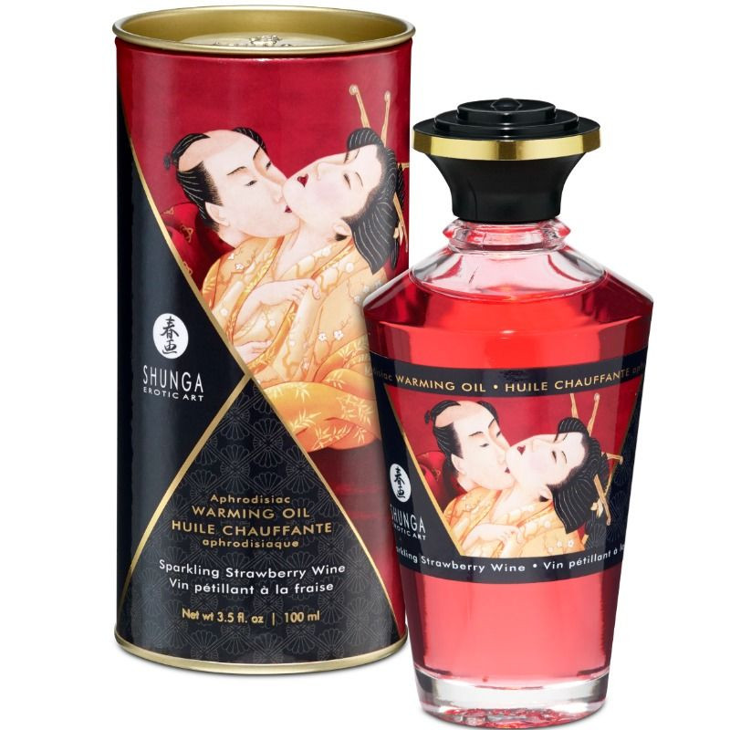 SHUNGA - Epres és cava fűszeres masszázs olaj 100 ml