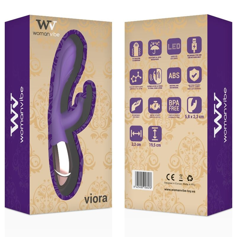 WOMANVIBE Viora – újratölthető szilikon vibrátor - Image 6
