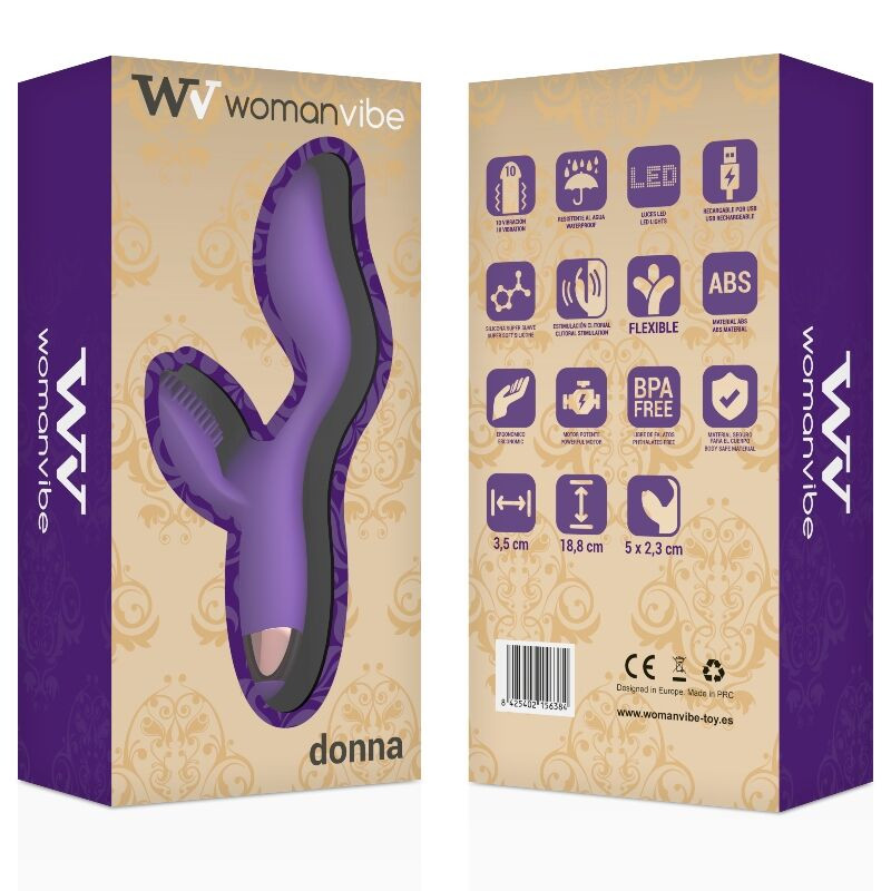 WOMANVIBE Donna – újratölthető szilikon vibrátor - Image 6