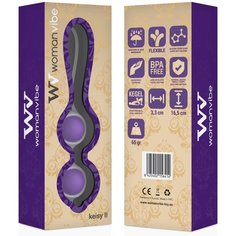 WOMANVIBE Keisy II – prémium szilikon intim golyók - Image 3