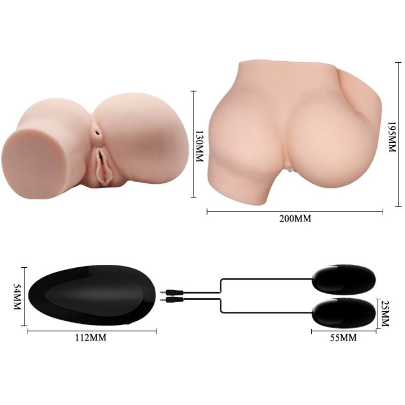 CRAZY BULL – vibráló, élethű végbélnyílás és vagina - Image 10