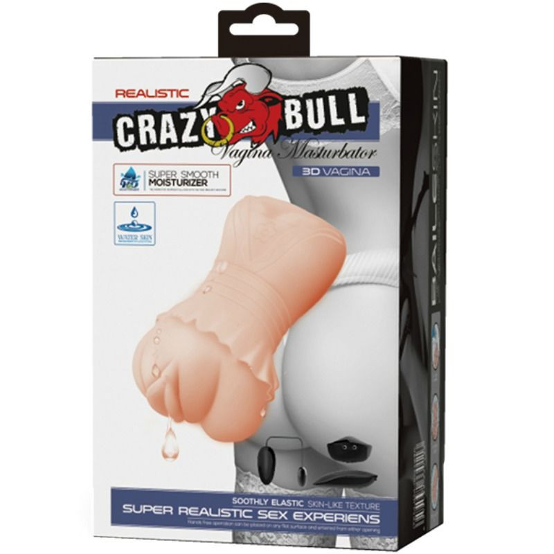 CRAZY BULL – vízálló maszturbátor vibráló golyókkal - Image 9