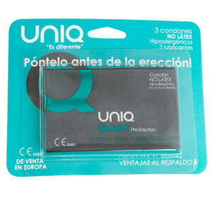 UNIQ - prémium latexmentes óvszer 3 db-os kiszerelésben