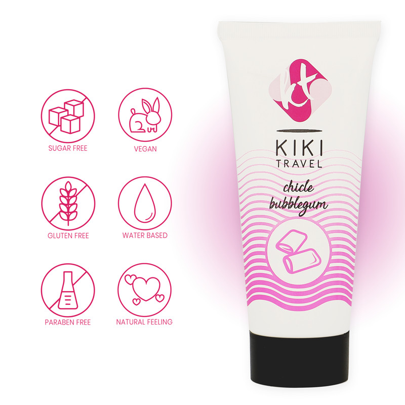 KIKÍ TRAVEL - buborékos ízű prémium síkosító 50 ml - Image 4