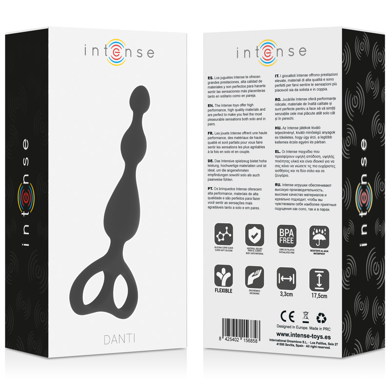 INTENSE – prémium fekete anális masszírozó - Image 6