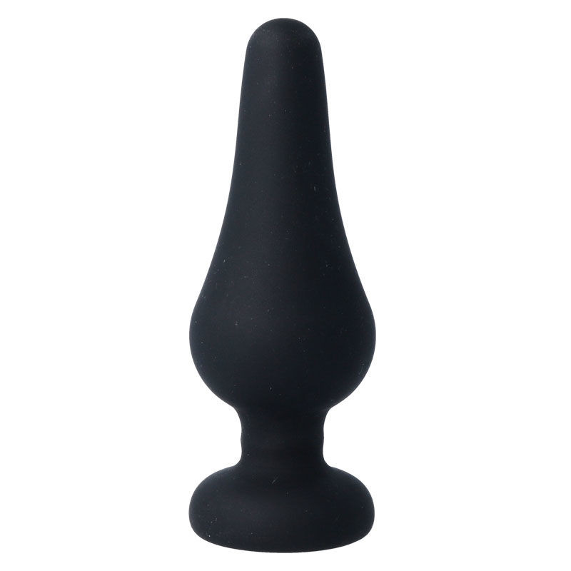INTENSE – prémium anális dugó fekete szilikon, 13 cm - Image 3
