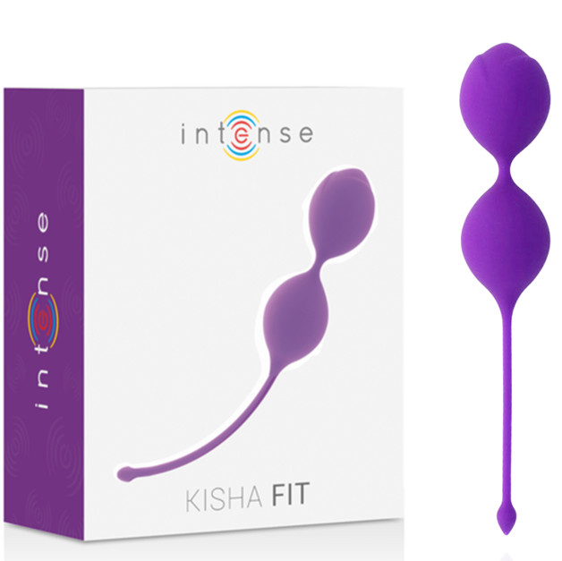 INTENSE Kisha Fit – szilikonos intim Kegel golyó lila - Image 2