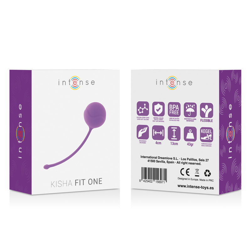INTENSE Kisha Fit One – szilikon Kegel tojás lila - Image 3