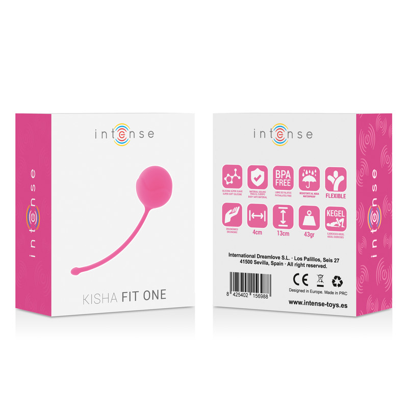 INTENSE Kisha Fit One – prémium szilikon Kegel tojás fuchsia - Image 3