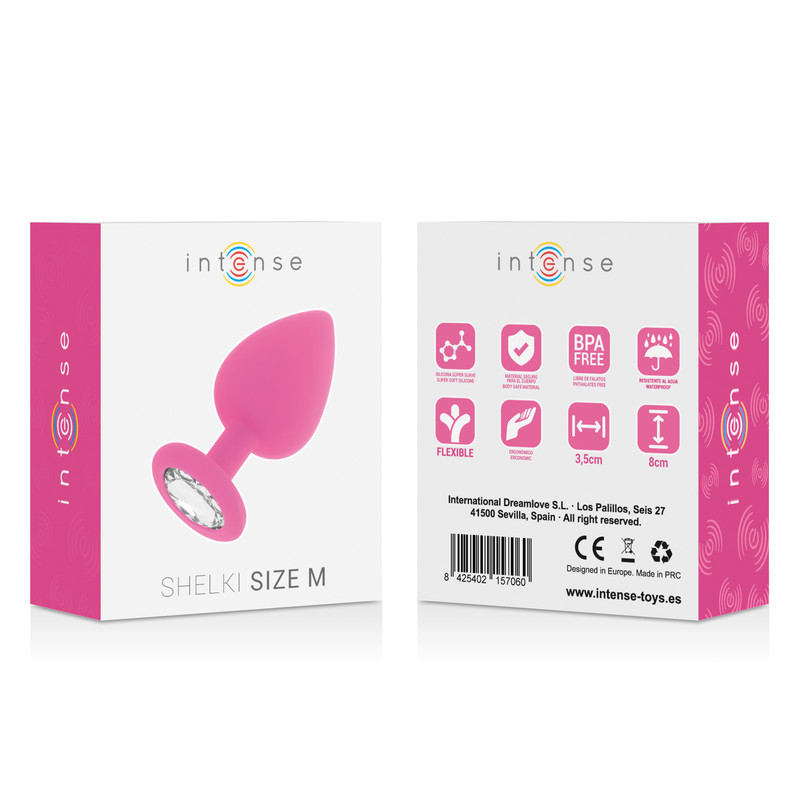 INTENSE – prémium anális plug fukszia színben - Image 6