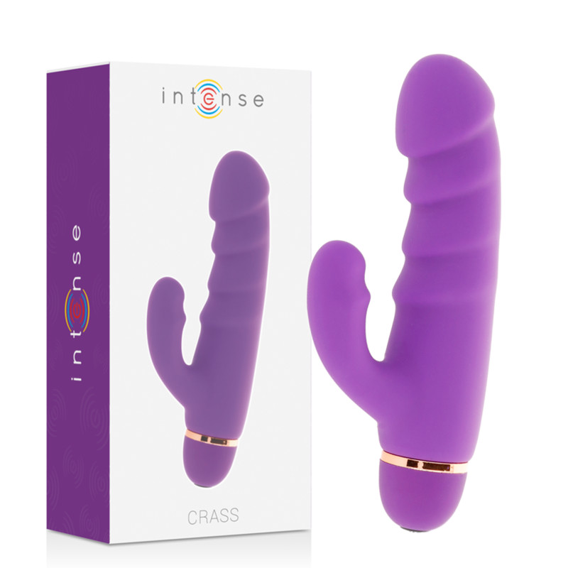 INTENSE – 20 sebességes szilikon vibrátor lilában - Image 2