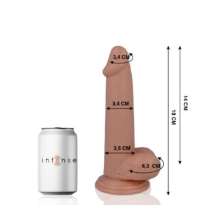 MR INTENSE - 10 cm-es, realisztikus pénisz vibrátor