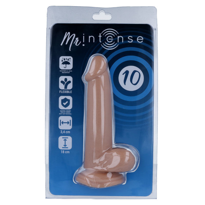 MR INTENSE - 10 cm-es, realisztikus pénisz vibrátor - Image 6