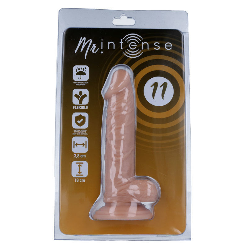 MR INTENSE - 18 cm-es élethű pénisz vibrátor - Image 6