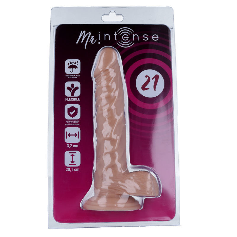 MR INTENSE - 21 cm realistikus pénisz vibrátor - Image 6