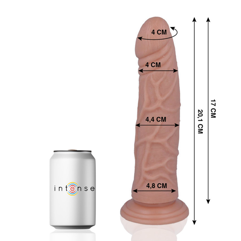 MR INTENSE - 22 cm reális mű pénisz, érzéki maszturbátor