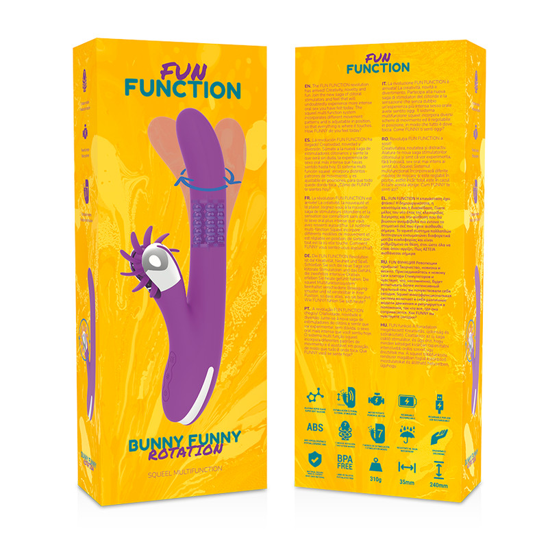 FUN FUNCTION - nyusziformájú forgó vibrátor 2.0 - Image 8