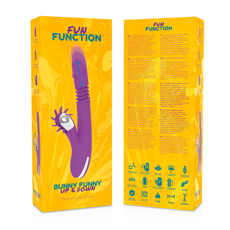 FUN FUNCTION - BUNNY FUNNY 2.0 – rezgő nyuszi vibrátor - Image 8