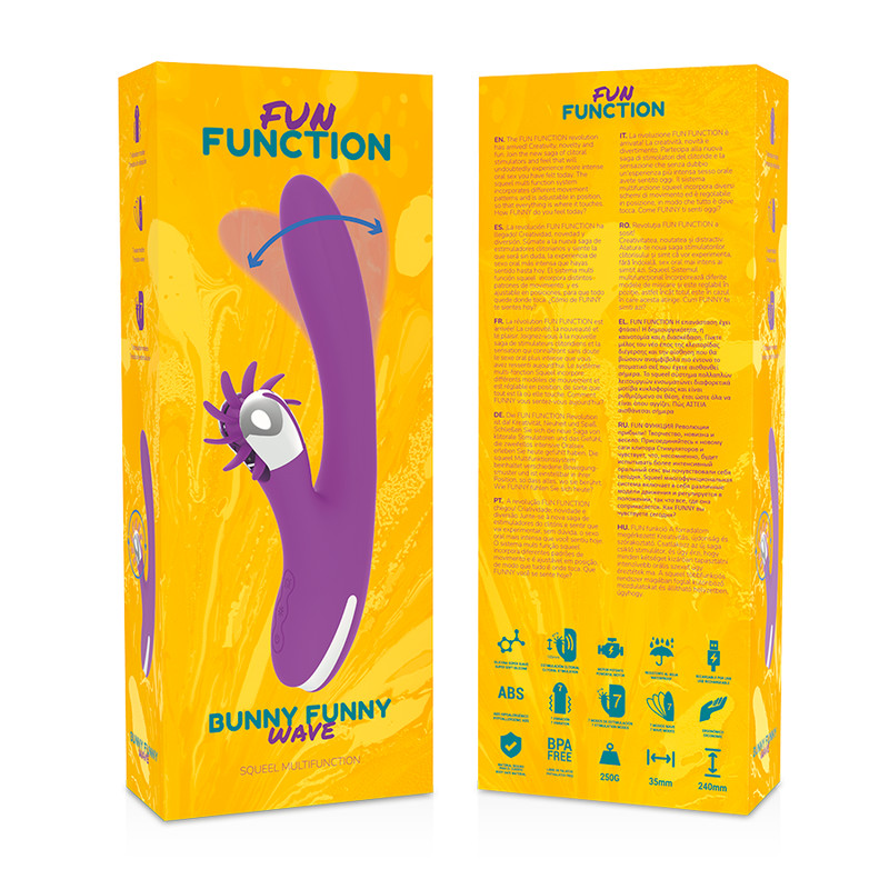 FUN FUNCTION Bunny Funny Wave 2.0 – érzéki vízálló vibrátor - Image 8