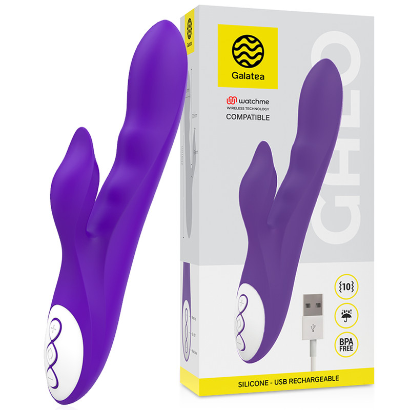 GALATEA Galo Lilac – vízálló vibrátor WatchMe technológiával