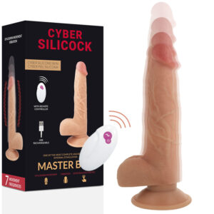 Cyber Silicock – távirányítós realistikus maszturbátor 23,8 cm