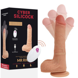 CYBER SILICOCK – távirányítós realisztikus férfi vibrátor
