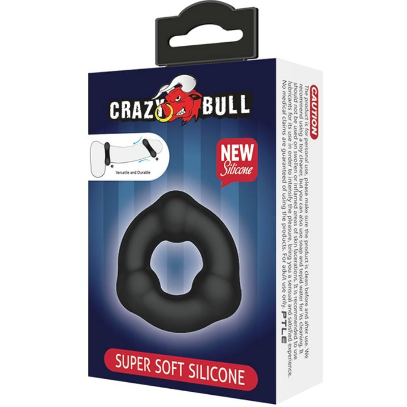 CRAZY BULL – szuper puha szilikon gyűrű csikló izgatóval - Image 5